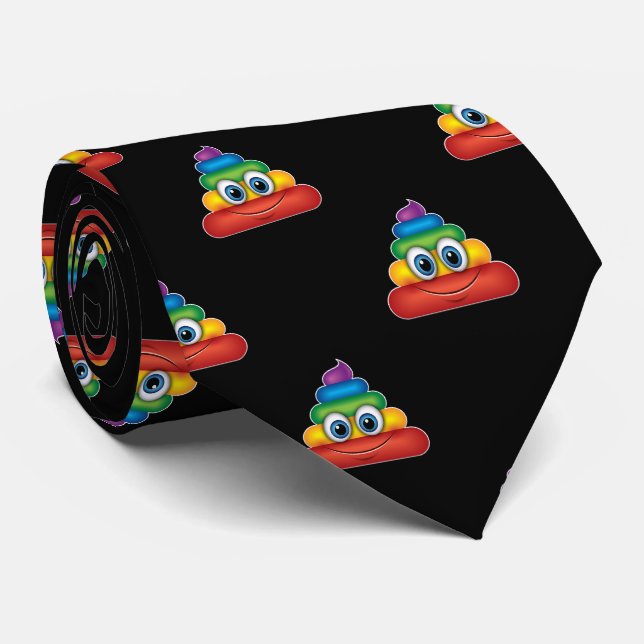 Unicorn poop neck tie (Rolled)
