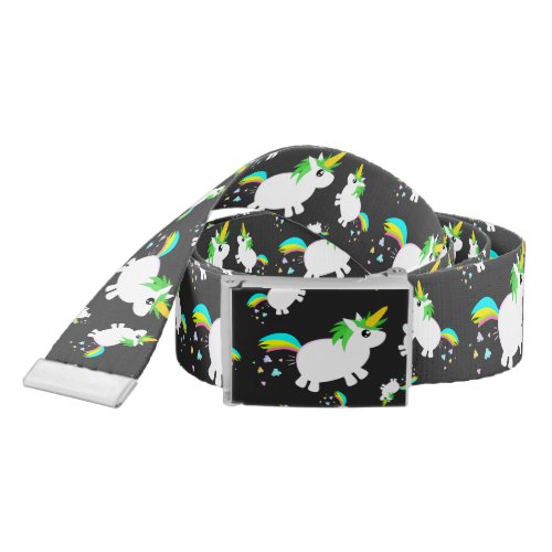 uniCORN PoPcorn cute funny pattern Belt