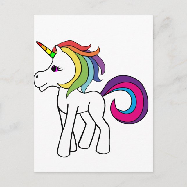 Unicorn Postcard (Front)