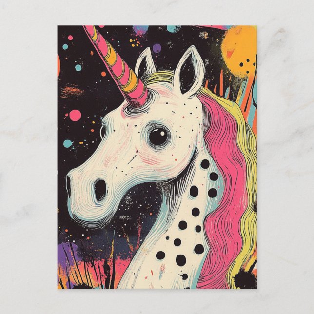 Unicorn Postcard (Front)