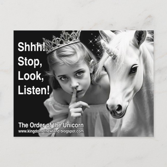 Unicorn Postcard (Front)