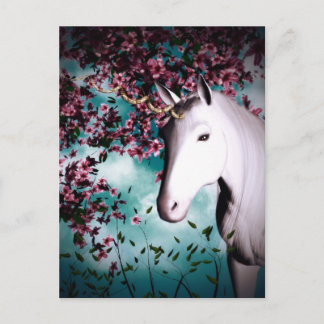 Unicorn postcard