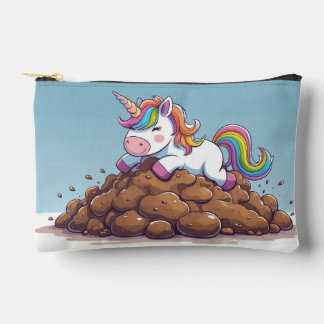Unicorn Poster Rainbow Accessory Pouch