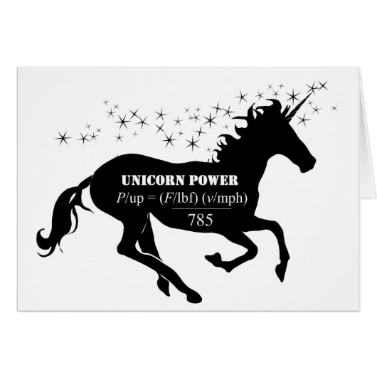 Unicorn Power Cards (Front Horizontal)