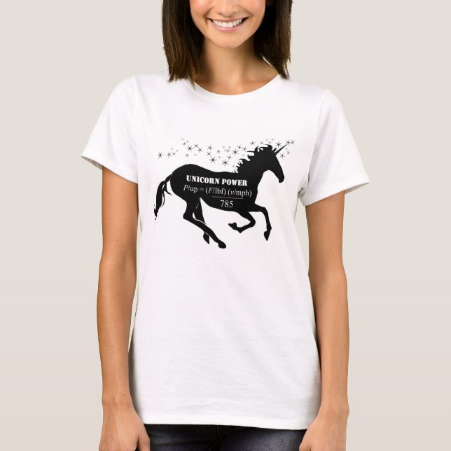 Unicorn Power Equation T-Shirt (Front)