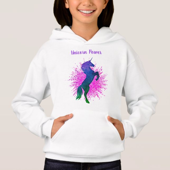 Unicorn Power Hoodie (Front)