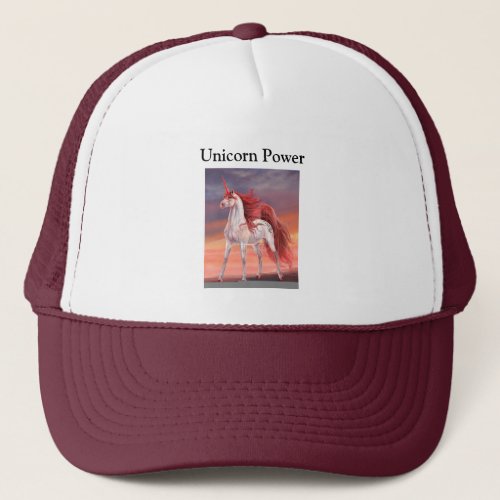 Unicorn Power Trucker Hat