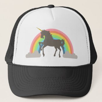 Unicorn Power Trucker Hat by Middlemind at Zazzle
