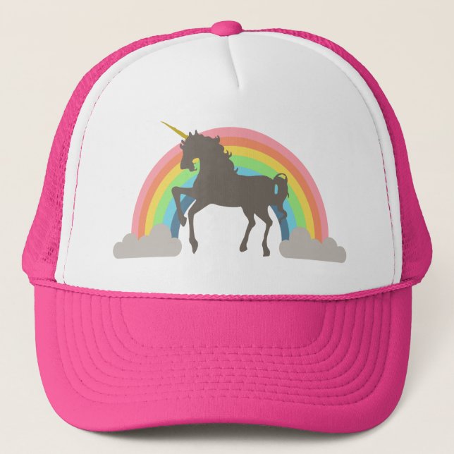 Unicorn Power Trucker Hat (Front)