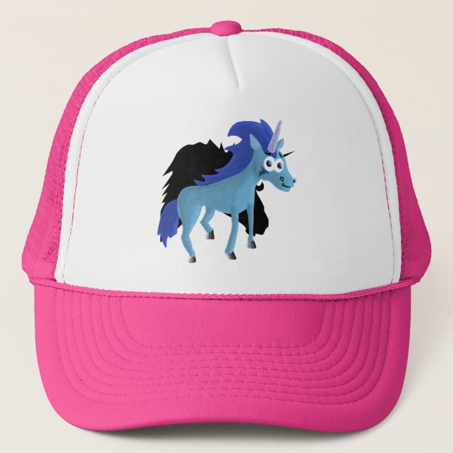 Unicorn Power Trucker Hat (Front)