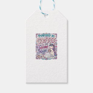 Unicorn Powered by Coffee and Unicorn Magic Colorf Gift Tags
