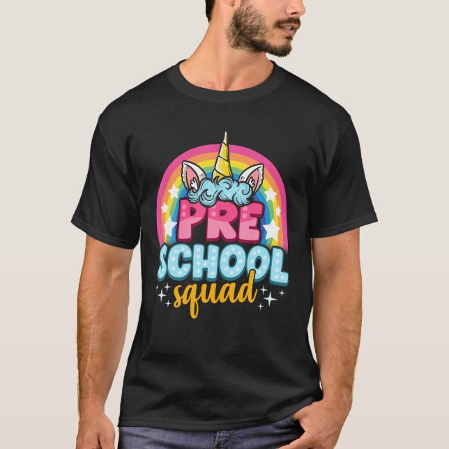 Unicorn Pre School Squad T-Shirt (Front)