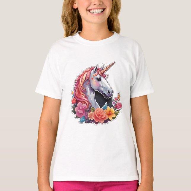 Unicorn, pretty design T-Shirt (Front)