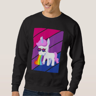 Unicorn Pride Bisexual Flag Lgbtq Proud Ally Pride Sweatshirt