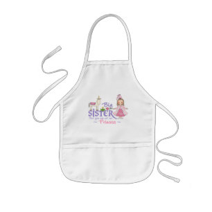 Unicorn Princess Big Sister Apron