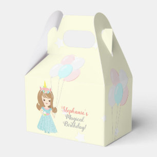 Unicorn Princess Favor Boxes