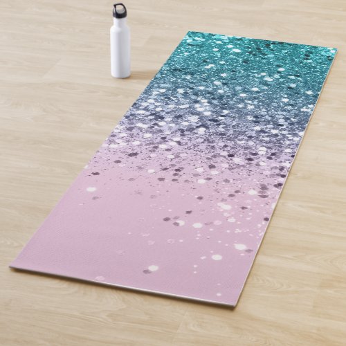 Unicorn Princess Glitter 2 Yoga Mat