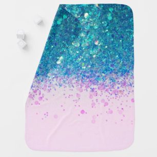 Unicorn Princess Glitter #4 Baby Blanket
