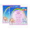 Unicorn, Princess Kitty & Rainbow Party Invites