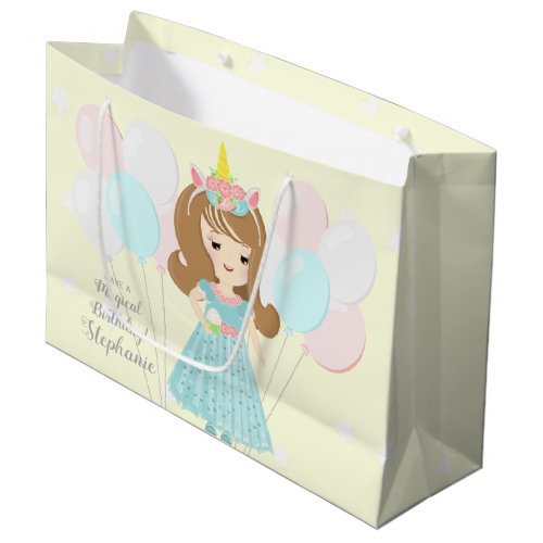 Unicorn Princess Large Gift Bag
