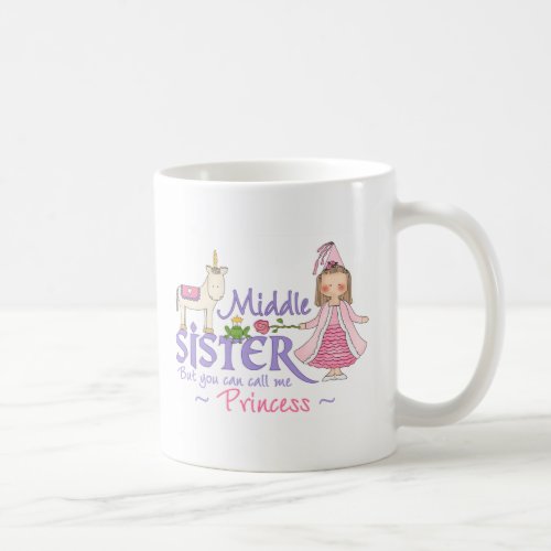 Unicorn Princess Middle Sister Coffee Mug