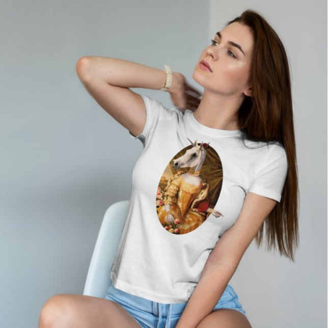 Unicorn Princess Portrait  T-Shirt (Creator Uploaded)