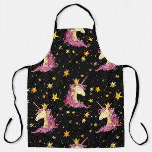 Unicorn Princess: Watercolor Fairy Tale Apron