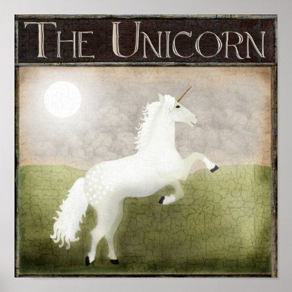 Unicorn pub sign Unicorn painting unicorn art