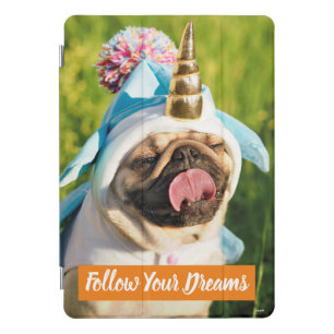 Unicorn Pug iPad Pro Cover
