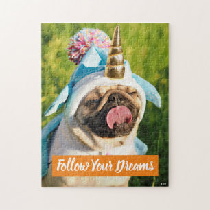 Unicorn Pug Jigsaw Puzzle