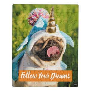 Unicorn Pug Jigsaw Puzzle
