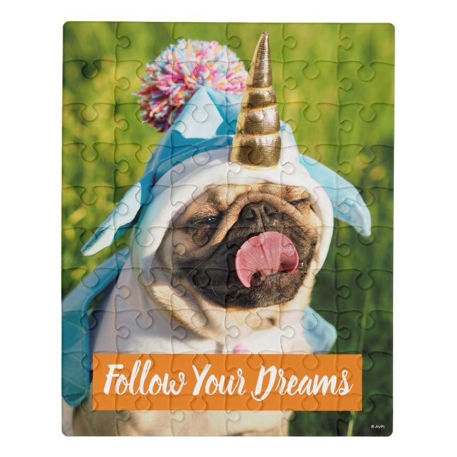 Unicorn Pug Jigsaw Puzzle (Puzzle Vertical)