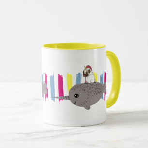 Unicorn Pug Narwhal Mug