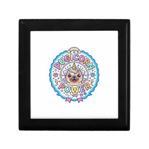 Unicorn Pugicorn Power Funny Cute Gift Design_1 Box