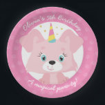 Unicorn Puppy Birthday Paper Plates<br><div class="desc">Unicorn Puppy Birthday Party Plate - Come here, sit and stay! You've just found the “ulti-mutt” dog lover party plate. Full of personality, this design features a very playful and magical unicorn puppy who's ready to party! A colorful and fun design that will make an absolutely “pawsome” start to your...</div>