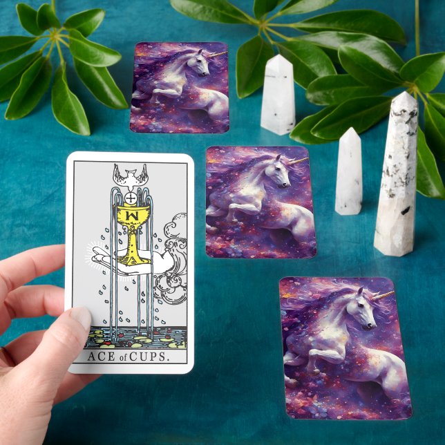 Unicorn Purple Mane Tarot Cards (Insitu)