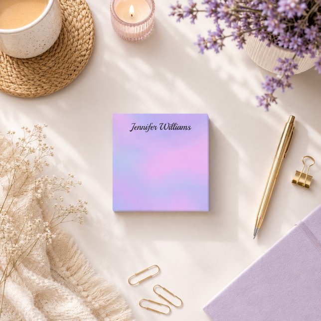 Unicorn Purple Personalise name Notes (Creator Uploaded)