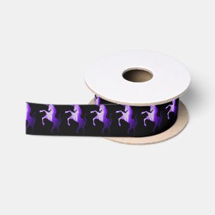 UNICORN - PURPLE SATIN RIBBON