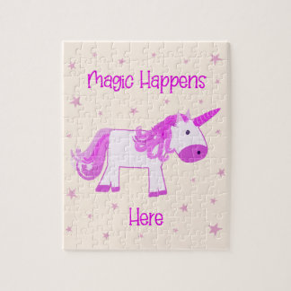 Unicorn Puzzle - Magic Happens Here