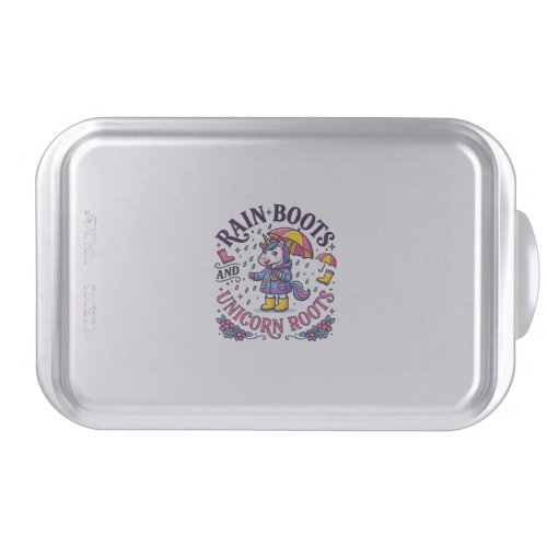 Unicorn Rain Boots and Unicorn Roots Commercial Sh Cake Pan