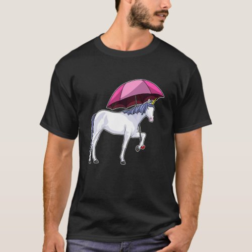 Unicorn Rain Umbrella T_Shirt