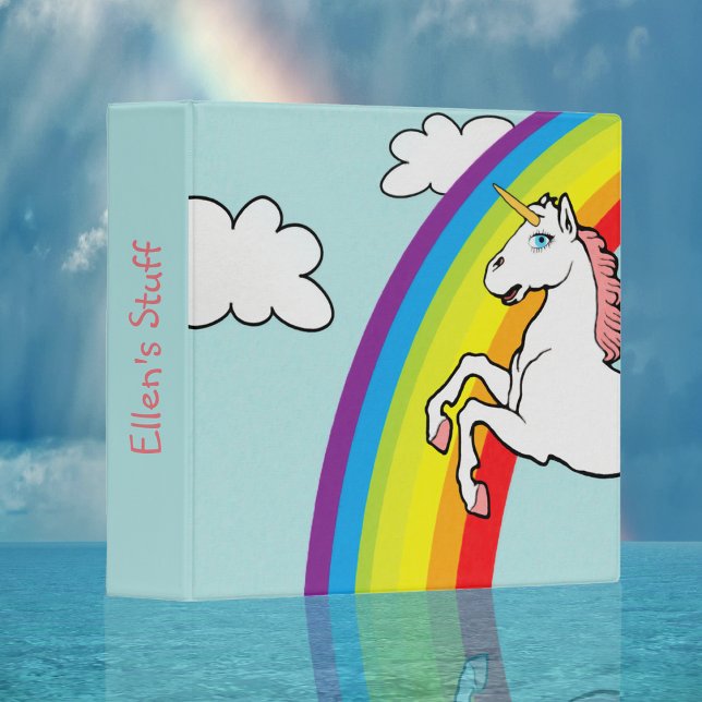 Unicorn Rainbow Binder (Creator Uploaded)