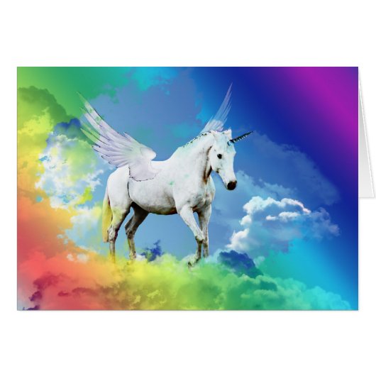 Unicorn Rainbow Cards (Front Horizontal)