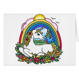 Unicorn & Rainbow Cards