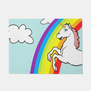 Unicorn Rainbow Doormat