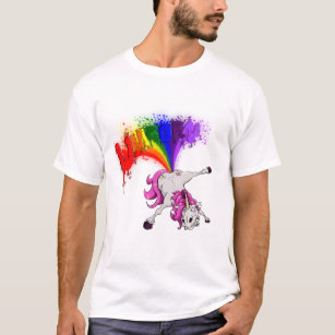 unicorn rainbow fart T-Shirt