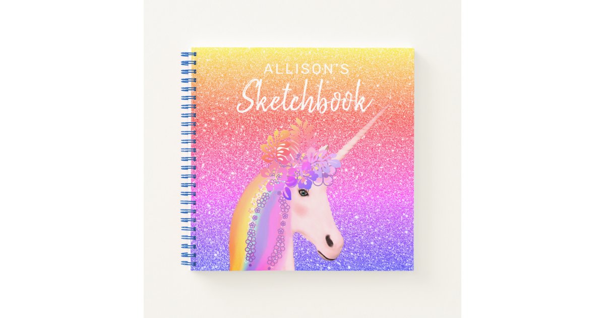Magical Unicorn Sketchbook: Drawing and Doodling Sketch Book for Girls  (Paperback)