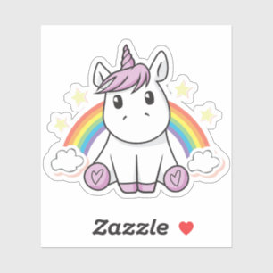 Unicorn Rainbow graphic Sticker