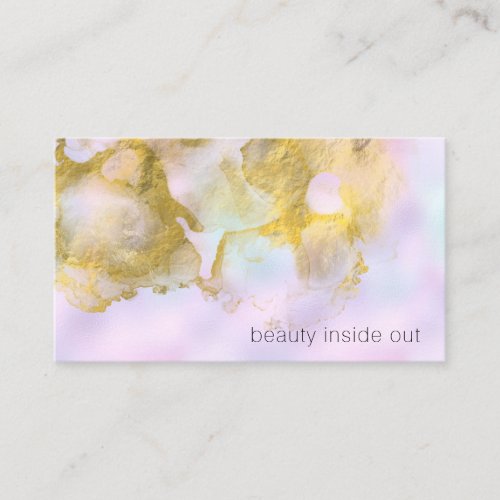  Unicorn Rainbow Holograghic Pastel Beauty AP1 Business Card
