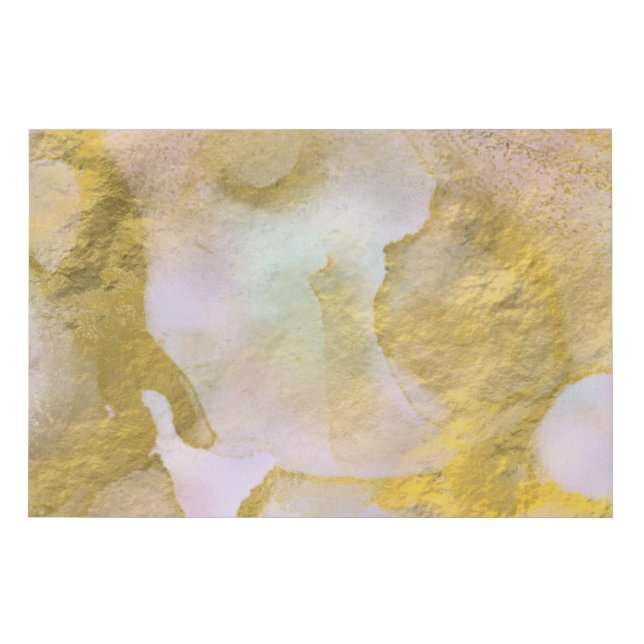 *~* Unicorn Rainbow Holograghic Pastel Gold AP1  Faux Canvas Print (Front)